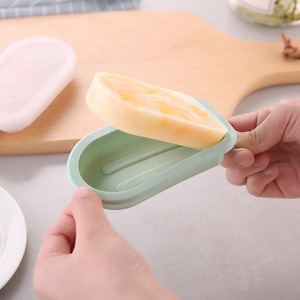 Cute Ice Cream Maker Ice Mould with Cover for Kids Silicone Ice Cream Mould
