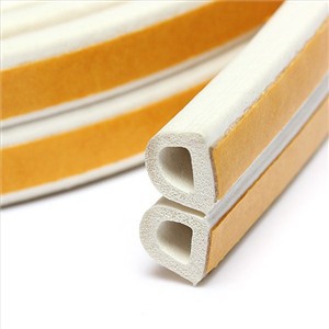 Self Adhesive Silicone EPDM PVC NBR Foam Rubber Extrusion