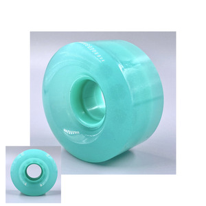 Professional Roller Skate Slides Wheels Skateboard PU Frosted Wheels Jelly Green Color
