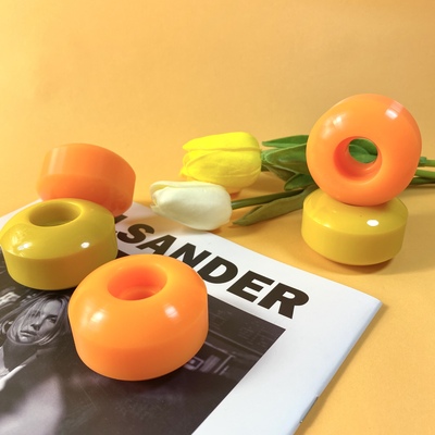 Skateboard Wheels Polyurethane Material High Resilience 100A Hardness Professional Skateboard Wheels