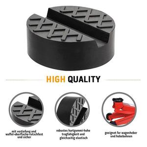 Black Rubber Car Jack Pad for Stand Jacking Pad Adapter Rubber Jack Protector
