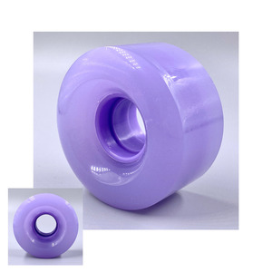 Quad Roller Skate Wheels PU Roller Wheel 58*32mm Jelly Purple Color