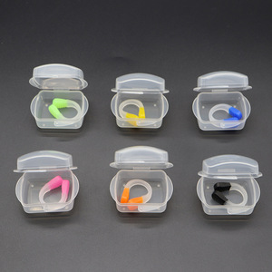 Reusable Waterproof Soft Silicone Swimming Nose Clip Set