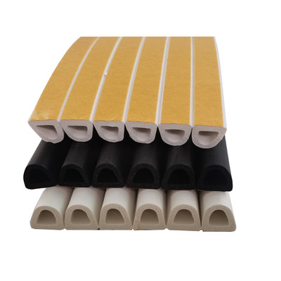 D Shape Self-Adhesive Cladding Type Sealing Strips