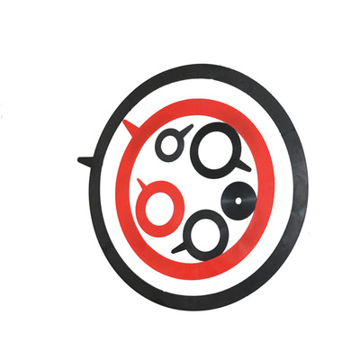 Custom Colorful Silicone NBR EPDM waterproof oil resistance Flange Rubber Washer