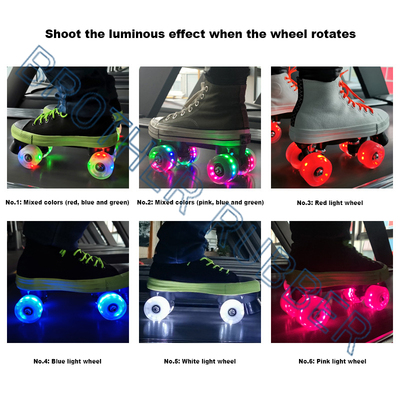 Flash electric Roller skating PU Wheels