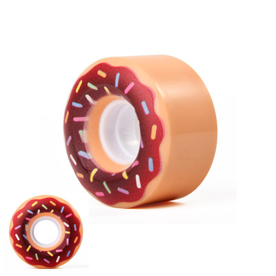 Wholesale Custom Doughnut Printing Roller Skate Wheels with High Rebound
